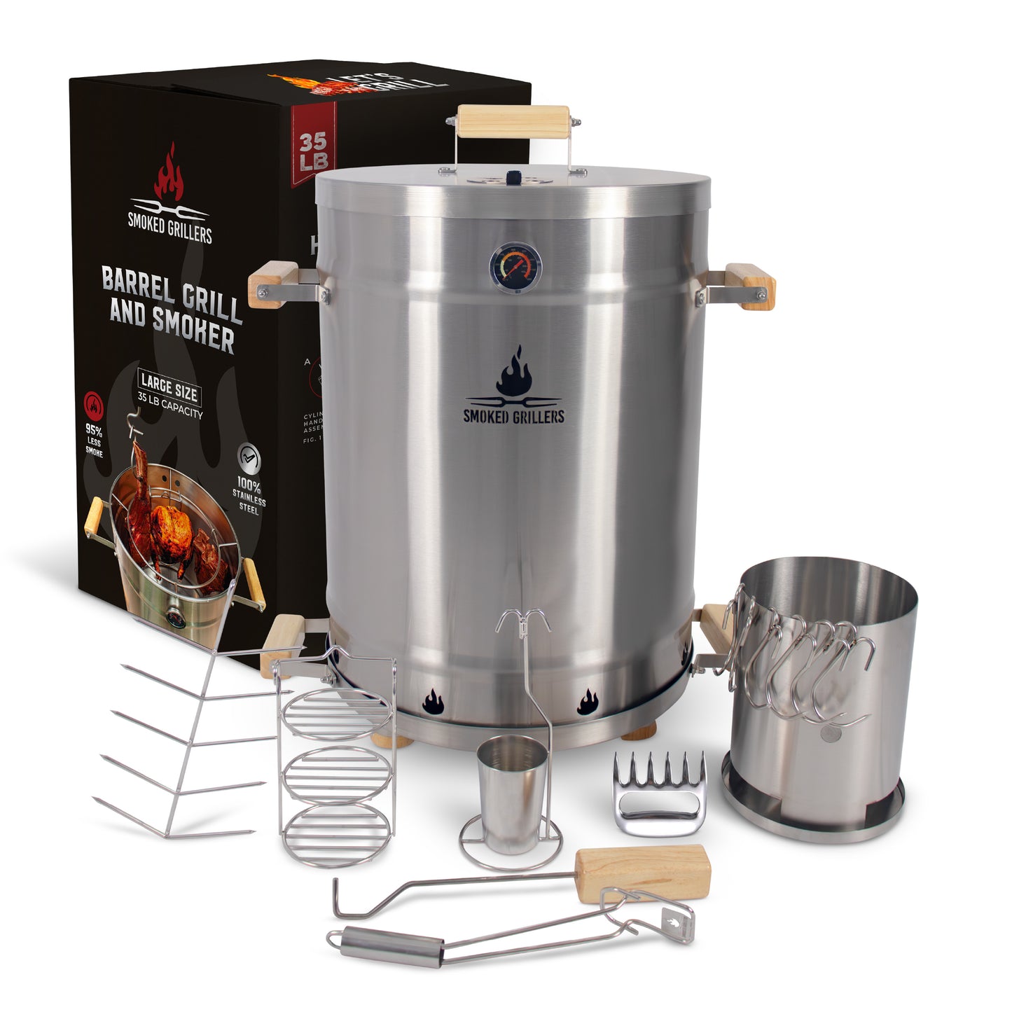 Large Barrel Full Combo (35 Pounds-Capacity)