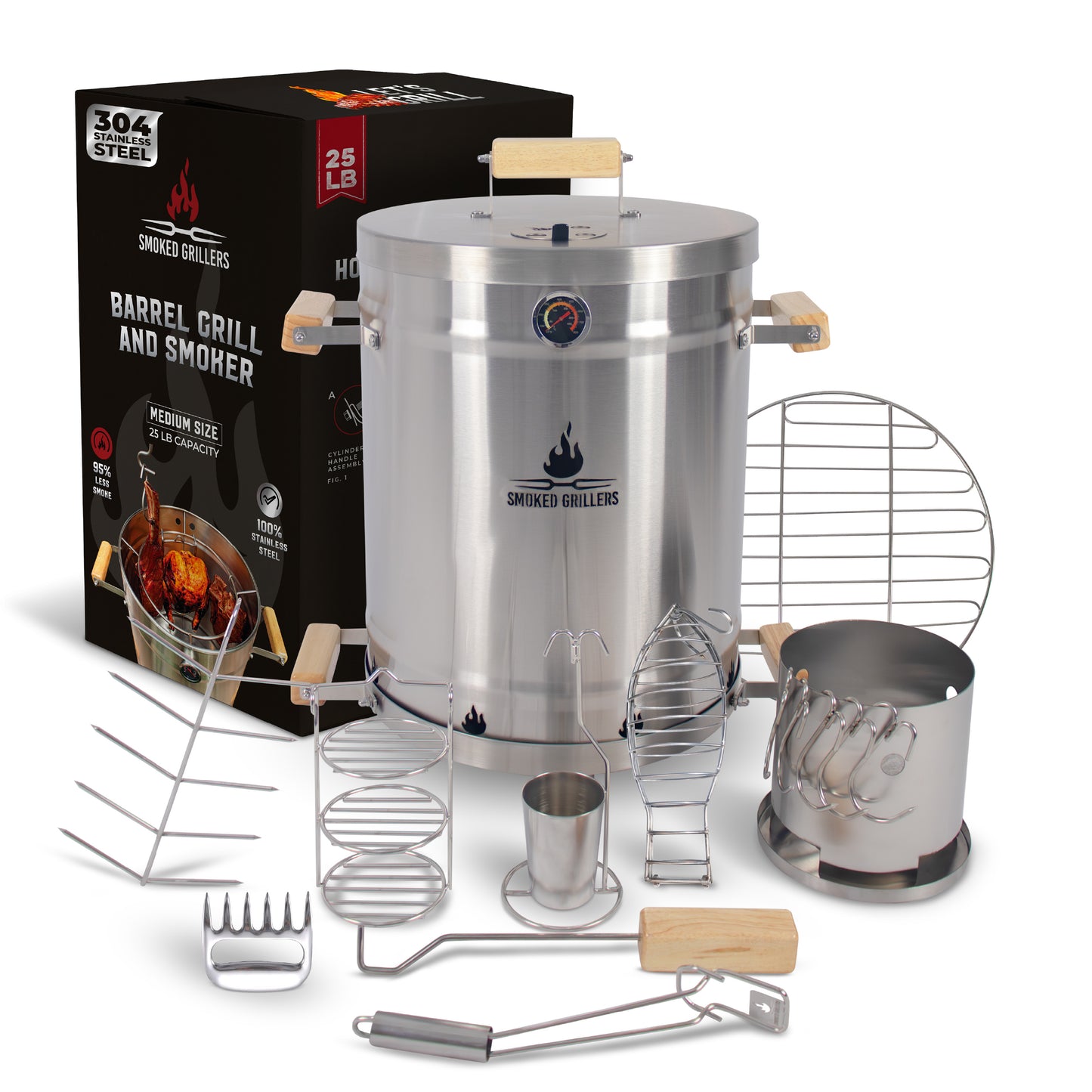 Medium Barrel Full Combo (25 Pounds-Capacity)