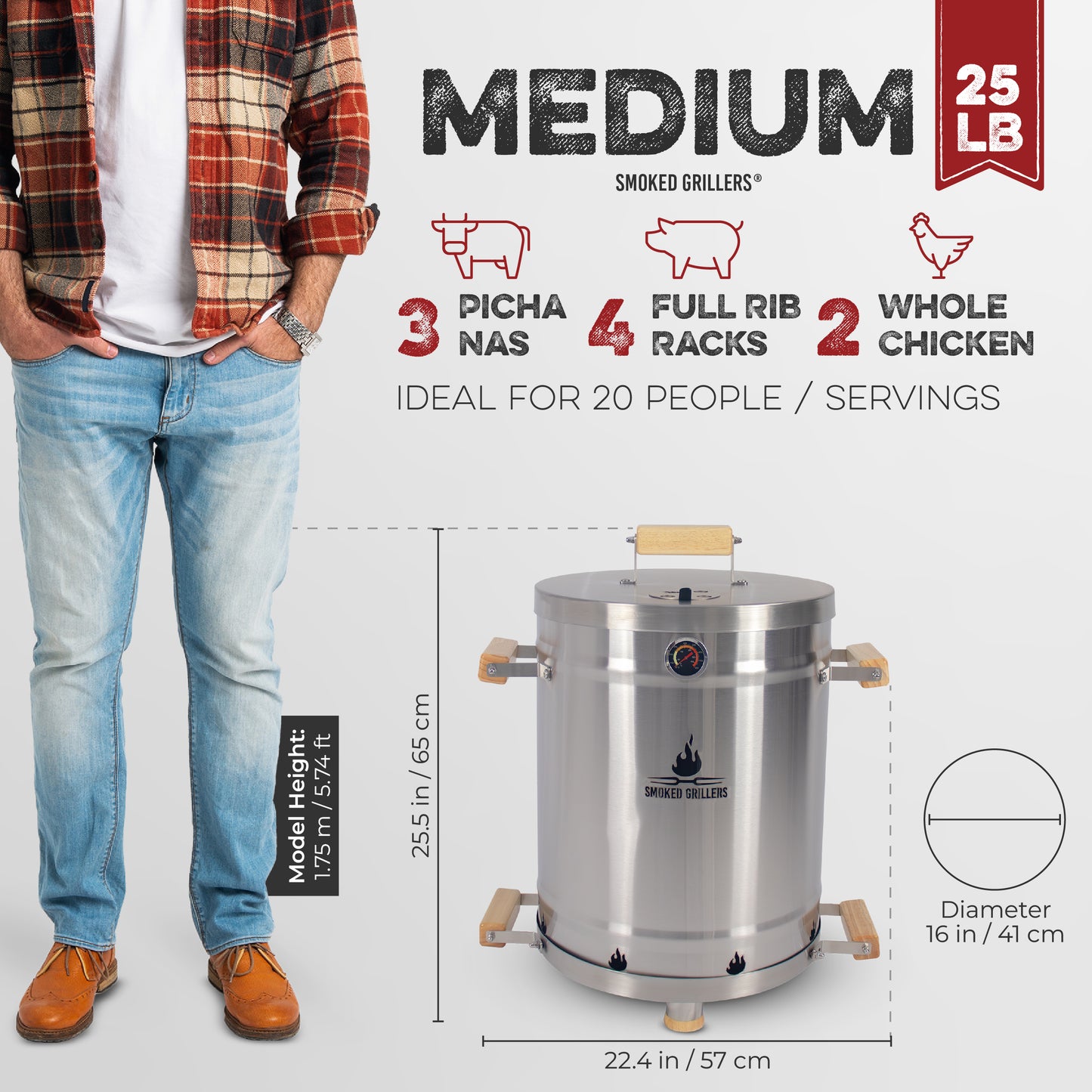 Medium Barrel Full Combo (25 Pounds-Capacity)
