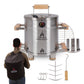 Mini Barrel Smoker Combo (6Lb-Capacity)