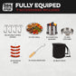 Mini Barrel Smoker Combo (6Lb-Capacity)