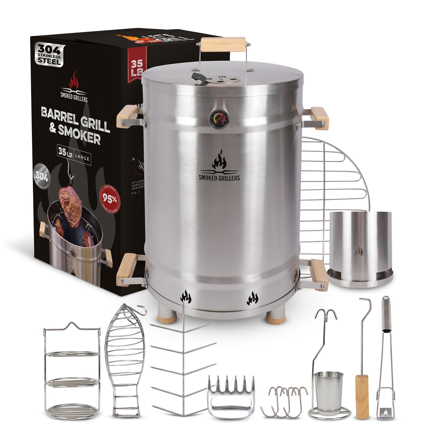 Large Barrel Full Combo (35 Pounds-Capacity)