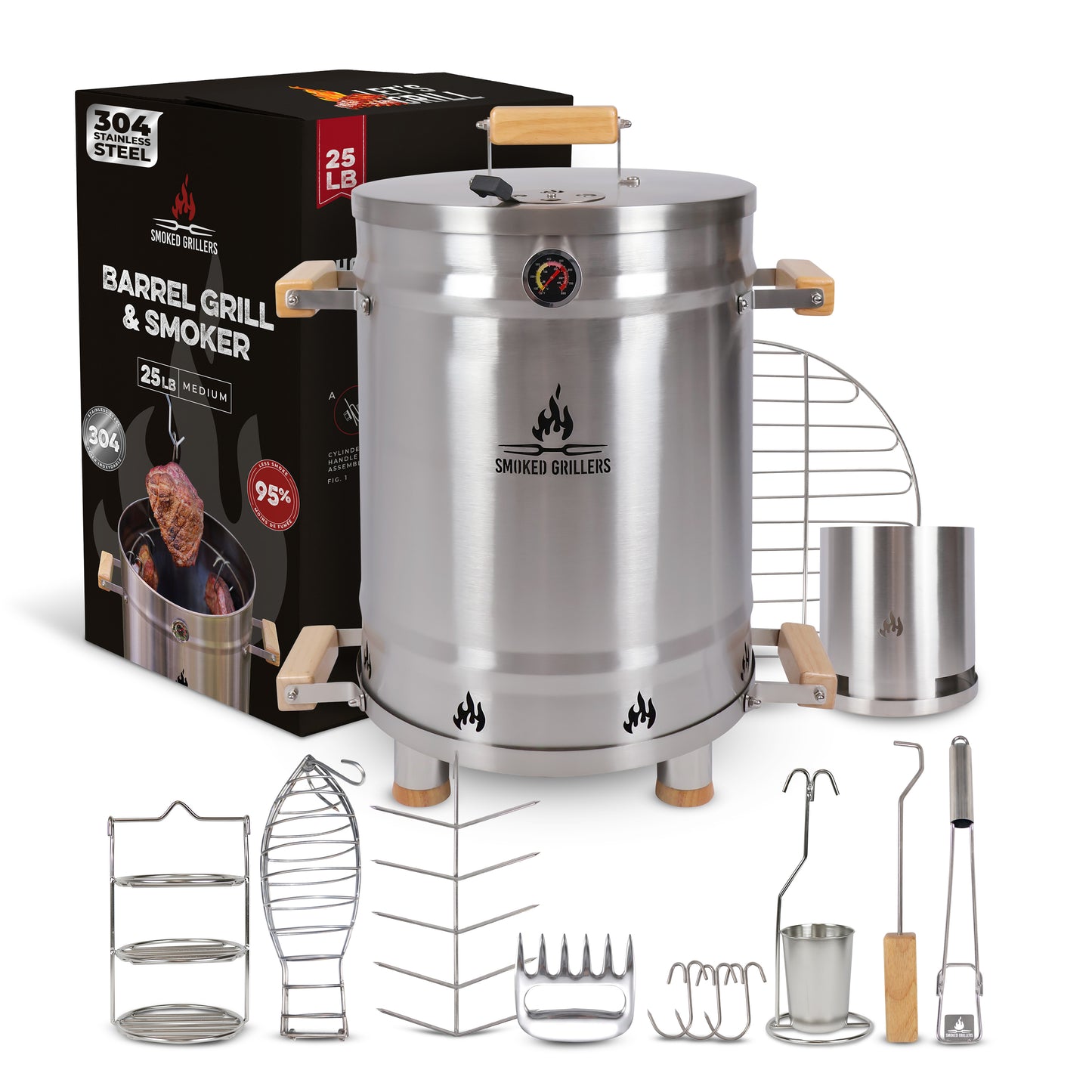Medium Barrel Full Combo (25 Pounds-Capacity)