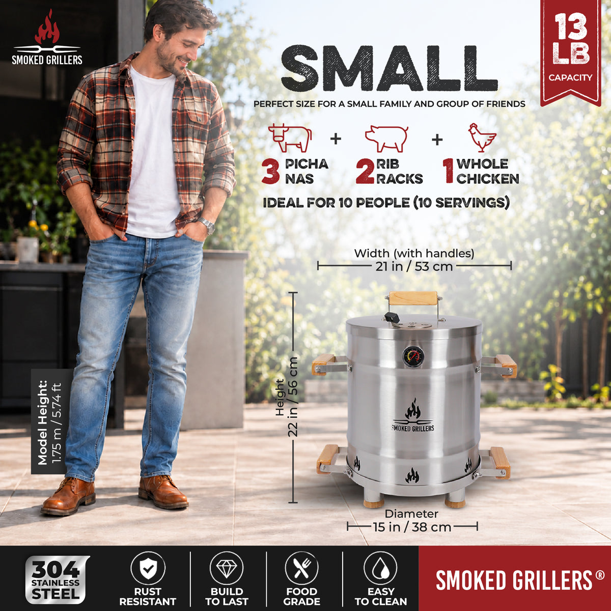 Small Barrel Full Combo (13 Pounds-Capacity)