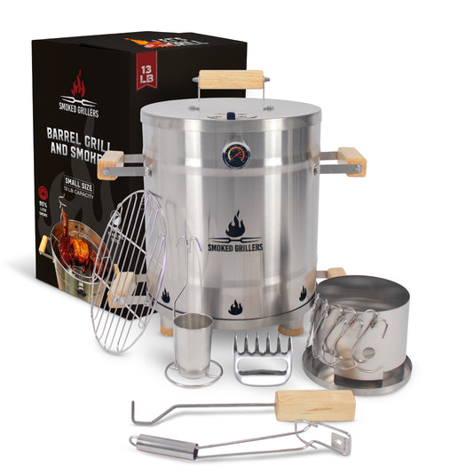Barrel Smoker & Barril Asador Ahumador  - (Small/Pequeño)